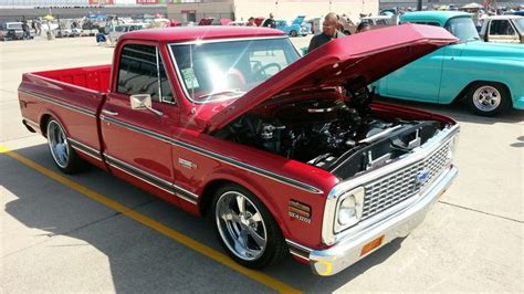 Red Chevy C Truck At Goodguys Texas Car Show