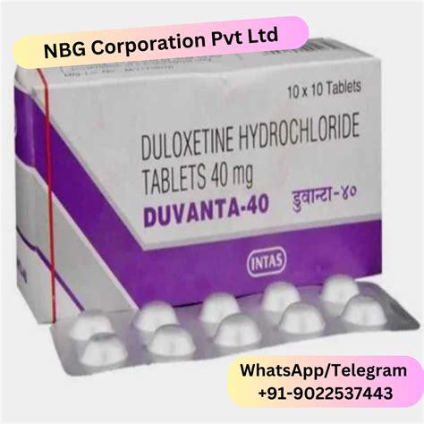 Duloxetine Hydrochloride Tablets At Rs 218 Stripe Ayodhya Nagar