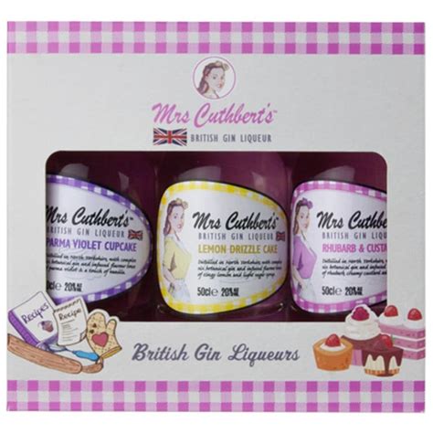 Buy Mrs Cuthberts British Gin Liqueurs T Set Online 365 Drinks