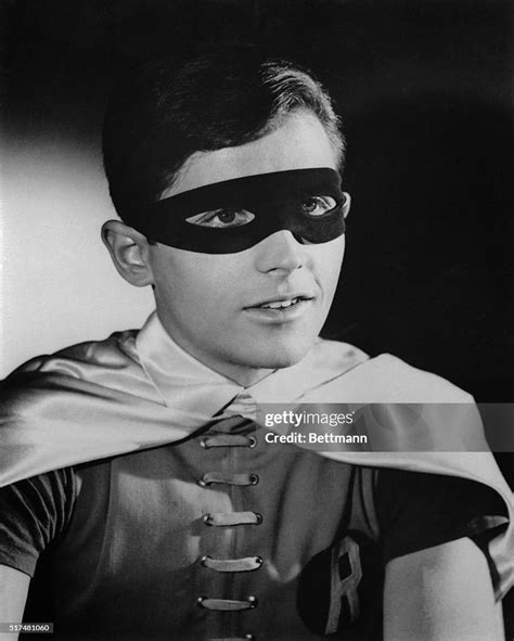 Burt Ward Is Shown As His Television Character Robin This Is A