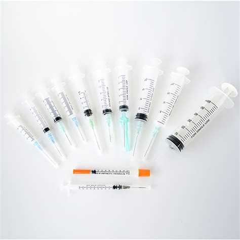 Sterile Hypodermic Part Injection Syringe With Needle Medical