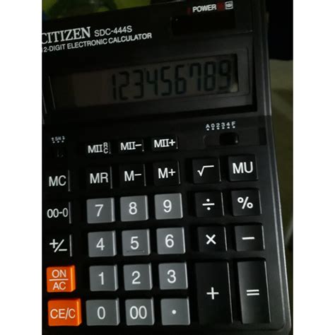 Citizen SDC-444S handleiding (Nederlands - 16 pagina's)