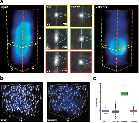 Axial To Lateral Super Resolution For D Fluorescence Microscopy Using