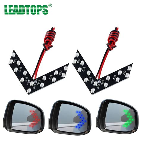 Leadtops Pcs Arrow Panel Smd Led Car Side Mirror Indicator Light