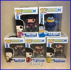 Funko Pop Vinyl Rare & Vaulted THE BEATLES Yellow Submarine Complete Set