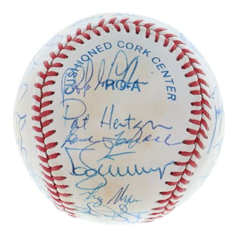 1992 Blue Jays 1992 World Series Champion Oal Baseball Team Signed By 29 With Dave Winfield