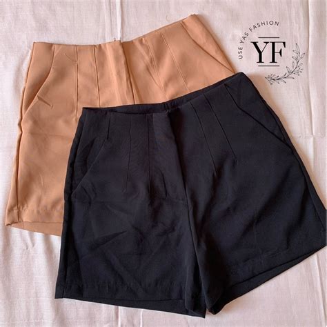 Short Zara Alfaiataria Femenino Bolso Lateral Moda Ver O Shopee Brasil