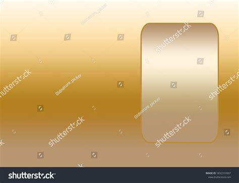 Design Realistic Gold Gradient Banner Shiny Stock Illustration