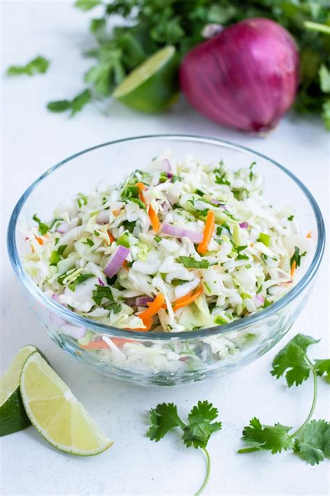 Fast 5-Minute Fish Taco Slaw Recipe - Evolving Table