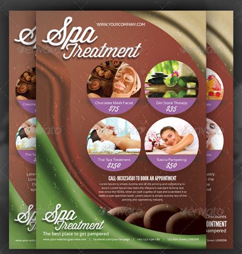 10 Spa Brochure Designs Freecreatives