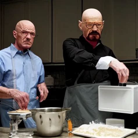 Walter White And Donald Trump Cooking Some Meth Stable Diffusion