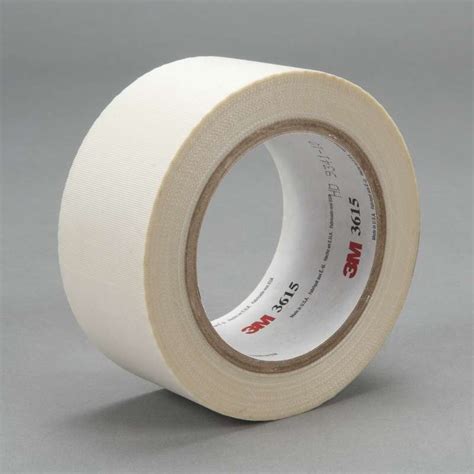 3m™ Glass Cloth Tape 3615 White 3 In X 36 Yd 7 Mil 12 Rolls Per Case