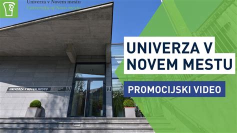 Univerza V Novem Mestu YouTube