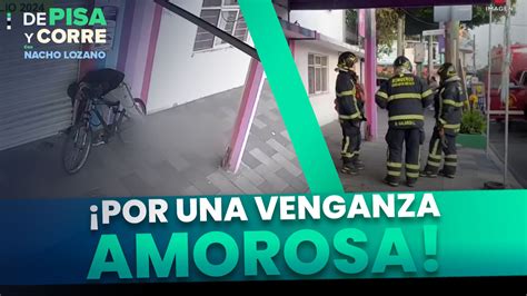 Por una venganza amorosa Hombre prende fuego a un local Imagen Televisión