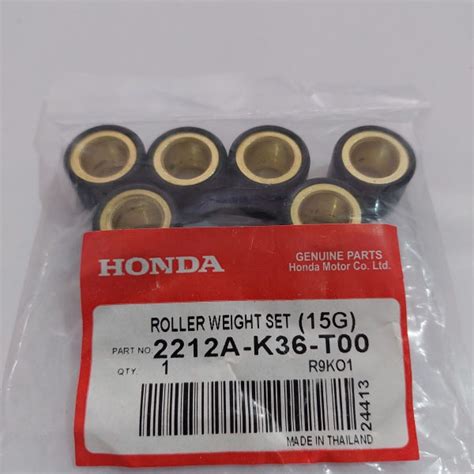 Click Pulley Ball G Roller Weight Set Honda Genuine Part