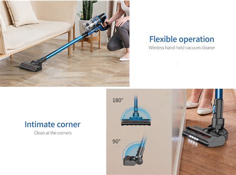 Proscenic P Handheld Cordless Vacuum Cleaner Blue