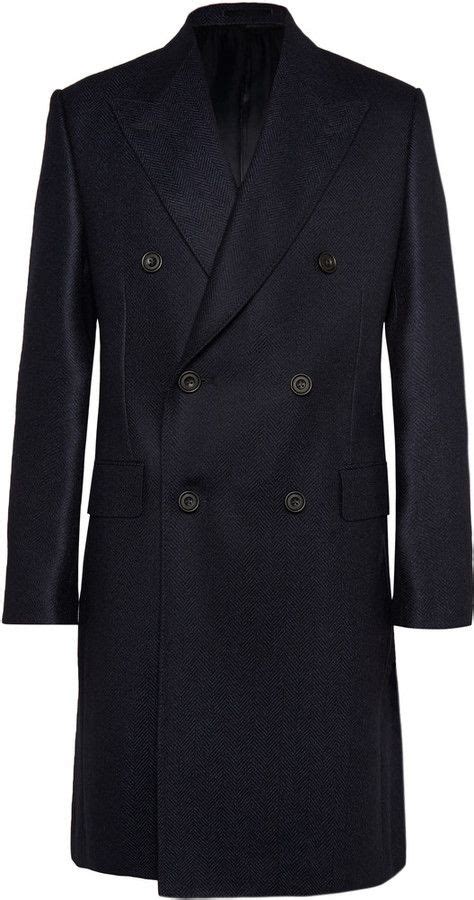 2 495 Kingsman Double Breasted Herringbone Wool Overcoat Sold By MR