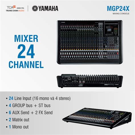 Mixer Analog Yamaha MGP24X Chính hãng Cực đẹp Nguyên chiếc Giá Tốt