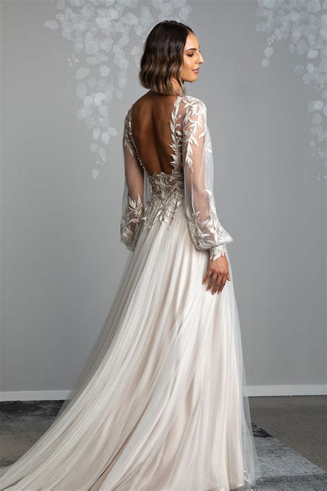 Ivy Vinka Design Silk And Tulle Wedding Gown