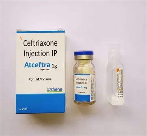 Pharmaceutical Injection Injection Ceftriaxone 1gm 1x1 Vial Exporter From Ahmedabad