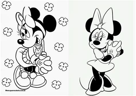 Minnie Libro Para Colorear Para Imprimir Gratis Mickey E Minie