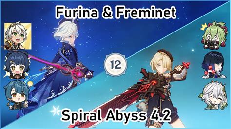 Spiral Abyss Furina National Freminet Hyperbloom Youtube