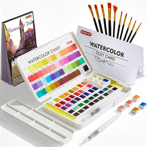 Aquarellfarben Set Ratel Aquarell Malkasten Inklusive Farben