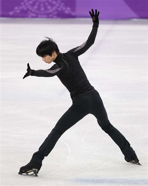 ＜平昌五輪フィギュアスケート練習＞「seimei」の曲をかけて滑る羽生結弦（撮影・小海途 良幹） ― スポニチ Sponichi Annex スポーツ