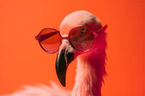 Flamingo Wearing Glasses Stock Illustrations 57 Flamingo Wearing