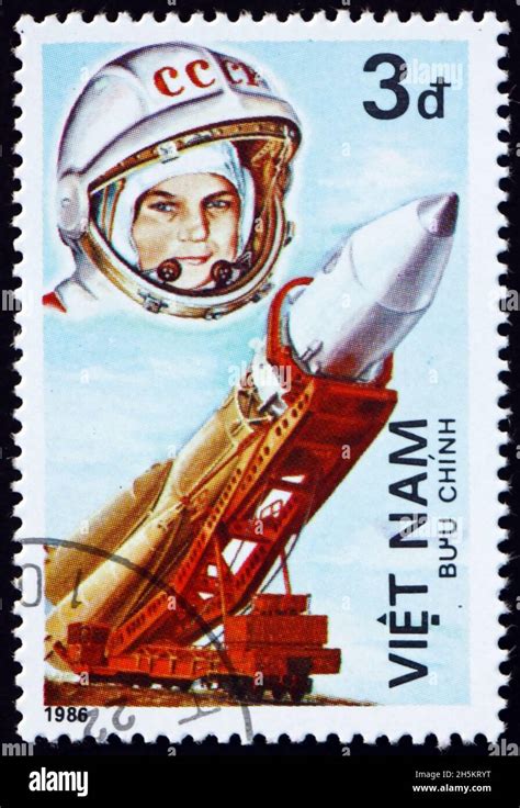 VIETNAM CIRCA 1986 A Stamp Printed In Vietnam Shows Valentina