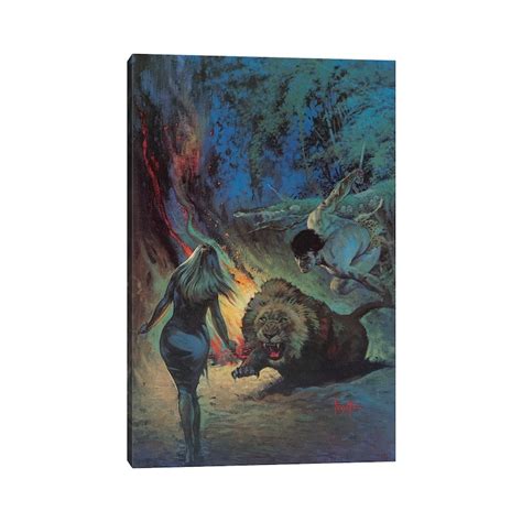 Icanvas Jewels Of Opar By Frank Frazetta Canvas Print Bed Bath And Beyond 34251858