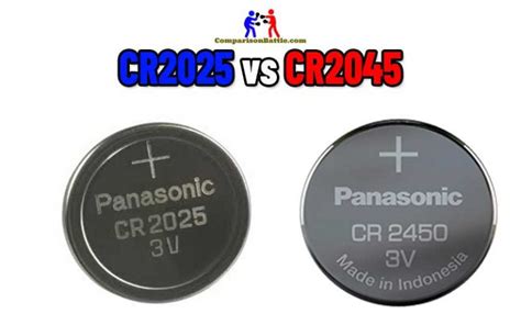 CR2025 vs CR2045: What are the Differences? - Comparison Battle