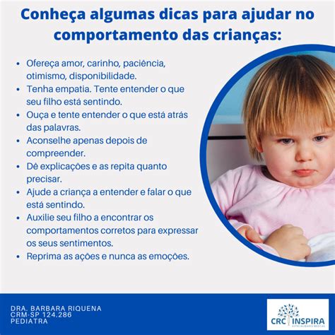 Crc Inspira Comportamento Infantil Entenda Melhor Como Ajudar Os