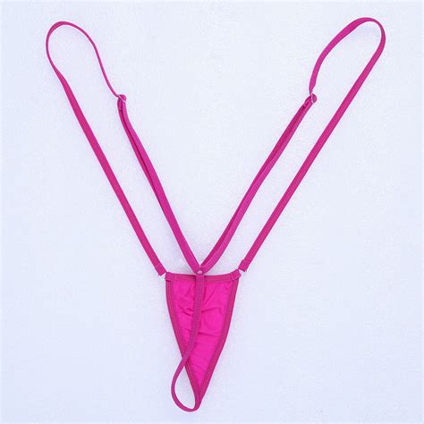 Womens Swimwear Micro Bikini Bra Slingshot Monokini Mini G String Thong