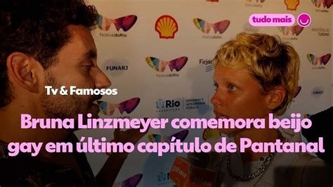 Bruna Linzmeyer comemora beijo gay em último capítulo de Pantanal