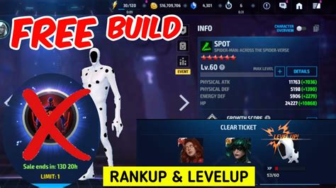 How To Get Spot Marvel Future Fight Spot Rankup And Build How To