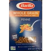 Barilla Penne Whole Grain Calories Nutrition Analysis More Fooducate