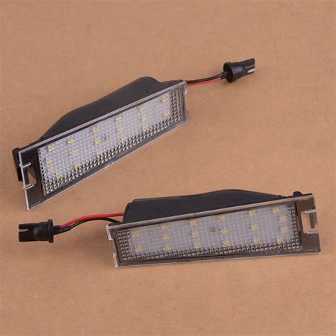 2pcs Error Free LED License Number Plate Lights Fit For Cadillac CTS