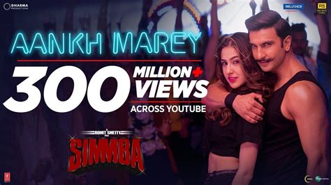 Simmba Aankh Marey Ranveer Singh Sara Ali Khan Tanishk Bagchi