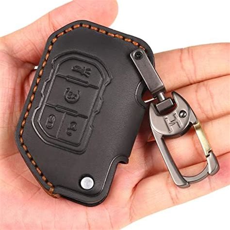 Amazon EASYANT Handmade Leather Car Key Fob Cover Compatible With