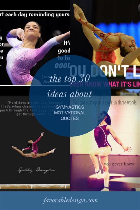 The top 30 Ideas About Gymnastics Motivational Quotes - Home, Family ...