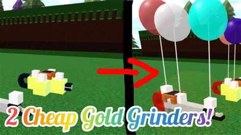 How To Build 2 Cheap Gold Grinders In Build A Boat For Treasure