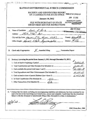 Fillable Online Ethics Ks X Ethics Ks Fax Email Print Pdffiller