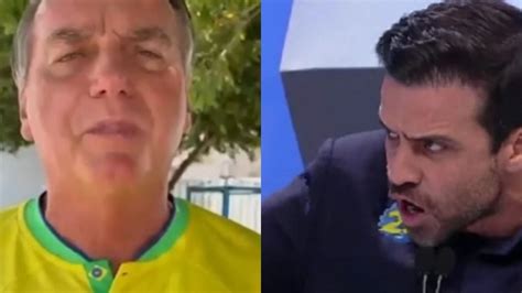 VÍDEO Bolsonaro perde a paciência Marçal e parte pra cima do coach