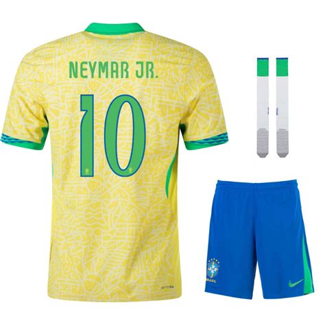 Maillot Kit Enfant Bresil Domicile Neymar Jr Foot Dealer