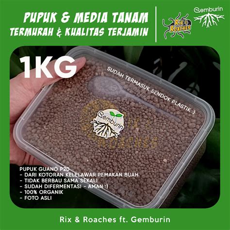 Jual Pupuk Guano P Kemasan Box Organik Kg Murah Pupuk Organik