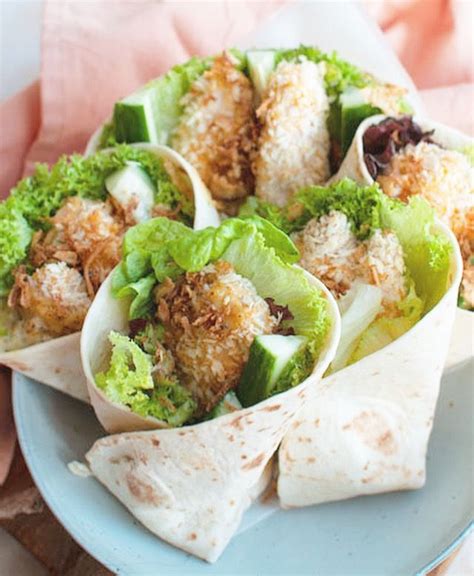 Recept Wraps Met Krokante Kip En Honing Mosterdsaus Savory Sweets