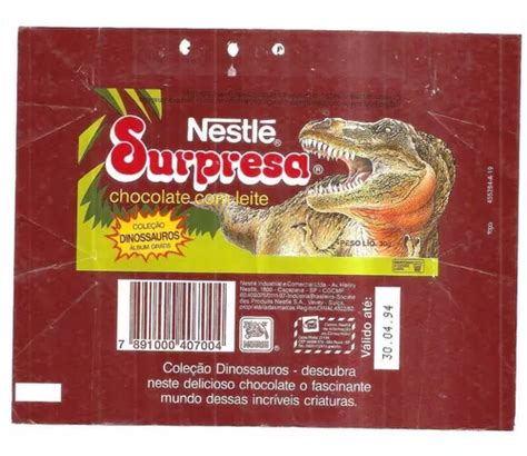 Embalagem Chocolate Surpresa Dinossauros Impecavel Parcelamento Sem Juros