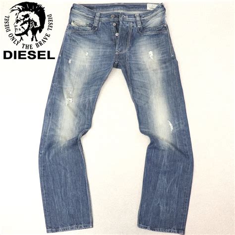 【目立った傷や汚れなし】相場価格￥36 500 美品 国内正規品 Diesel ディーゼル Timmen ユーズド加工 レギュラー