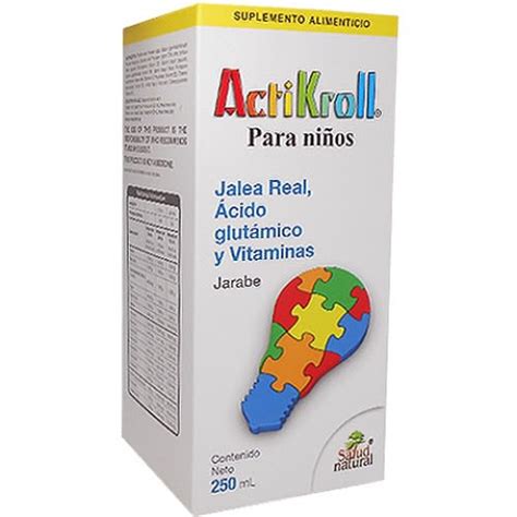 Actikroll Jarabe Para Ni Os Ml Cido Glut Mico En Combinaci N Df